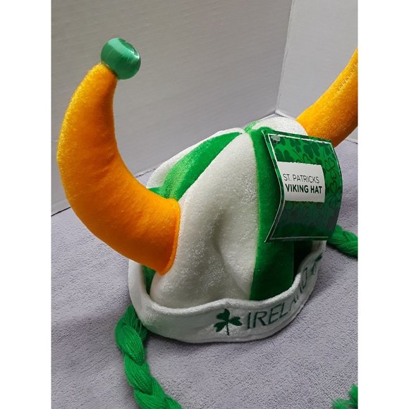 Saint Patrick's Viking hat with horns Ireland - Picture 4 of 6